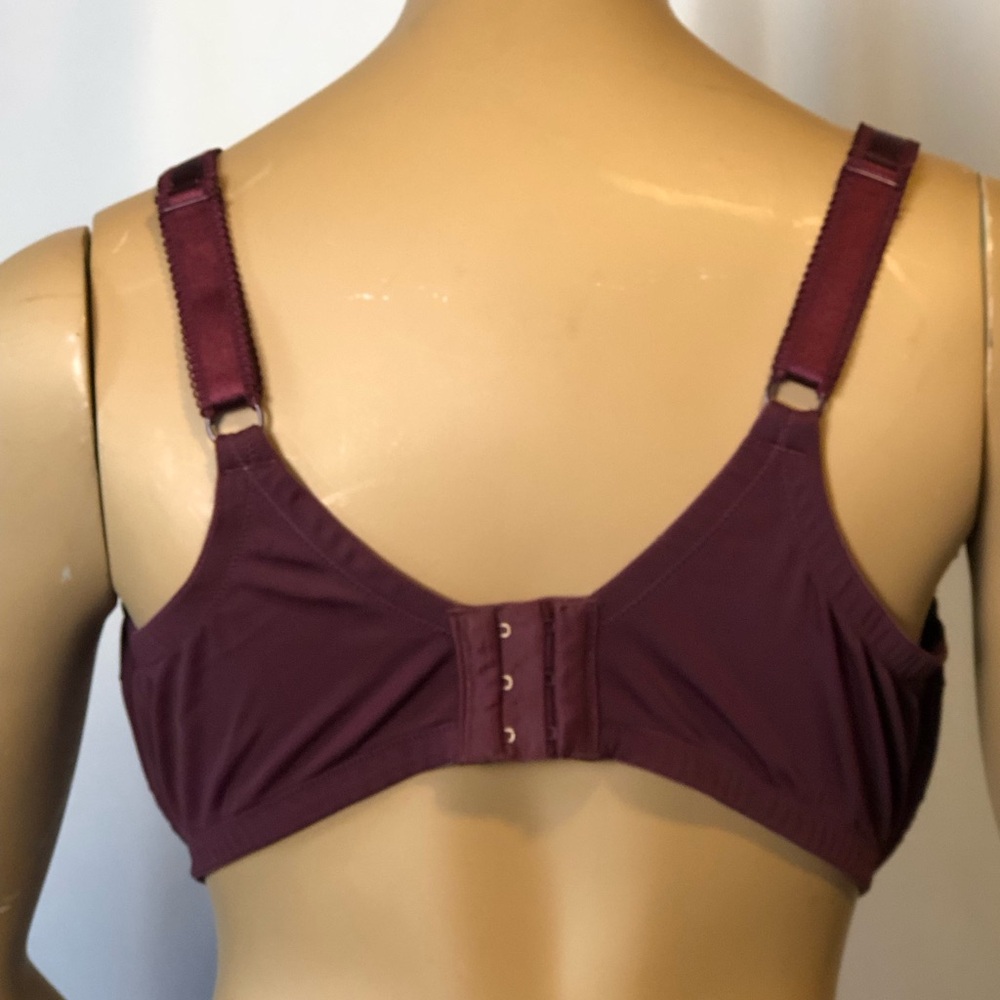 Olga Full-Coverage Bra with Underwire Support and Lace Accents - Picture 2 of 6